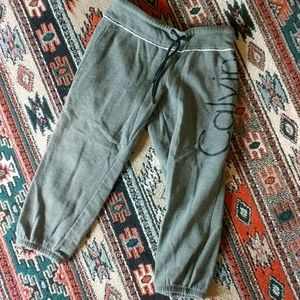 calvin klein cropped sweats